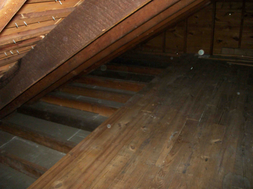 attic after professional cleaning in new london